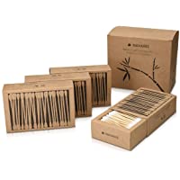 Los mejores  - Navaris Bastoncillos para los oídos de bambú y algodón - 800 Palillos de orejas 100% reciclables biodegradables y…